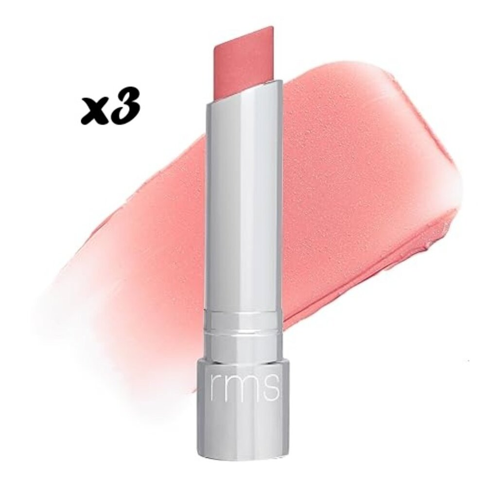 Three tubes of RMS Beauty Tinted Daily Lip Balm - Passion Lane - NWT